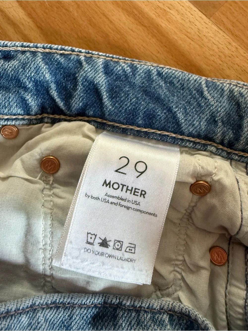 Mother The Skipper Short N’ Long Fray Shorts in Leap at the Chance - 29